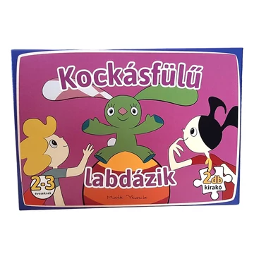 Kockásfülű labdázik kirakó-készségfejlesztő játék