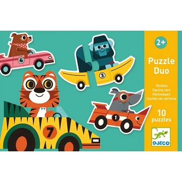 Puzzle Duo - Racing Cars - Párosító játék