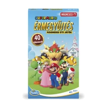 Super Mario - Érmegyűjtés, mágneses logikai útijáték