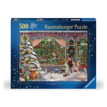 Puzzle 500 db - Karácsonyi bolt-Ravensburger