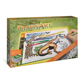 Tracing Light Pad-Dínós világító rajzasztal-kreatív játék-DINO ART