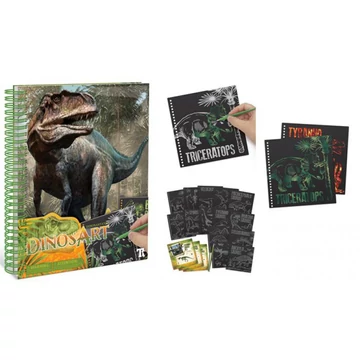 DINOS ART- DÍNÓS KÉPKARCOLÓ-kreatív játék