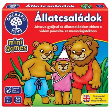 Állatcsaládok, mini játék (Animal families)-társasjáték-Orchard