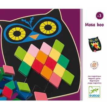 DJECO KÉPKIRAKÓ - SZÍNES MOZAIK - MOSA BOO-készségfejlesztő játék