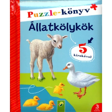 Puzzle-könyv: Állatkölykök