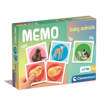 Memóriajáték - Állatkölykök-Clementoni