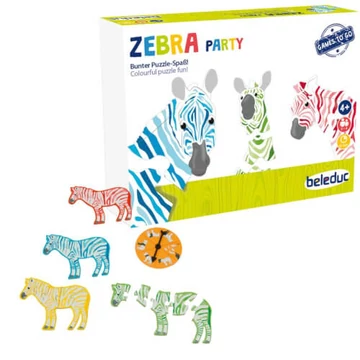 Zebra Party-készségfejlesztő társasjáték-Beleduc