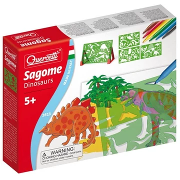 Rajzsablonok- Dinoszauruszos-Quercetti
