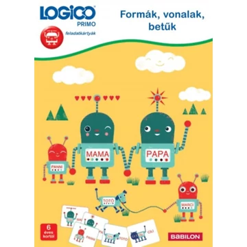 LOGICO Primo - Formák, vonalak, betűk-fejlesztő feladatlapok