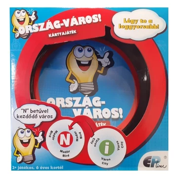 Ország-Város Kártyajáték - beszédfejlesztő játék