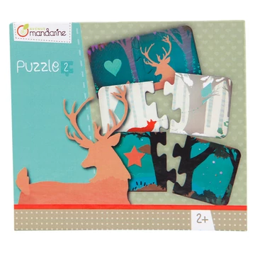 PÁROSÍTÓ PUZZLE - ALAKZATOK AVENUE MANDARINE-készségfejlesztő játék