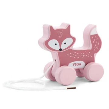 Húzogatós róka-bébi játék-Viga toys