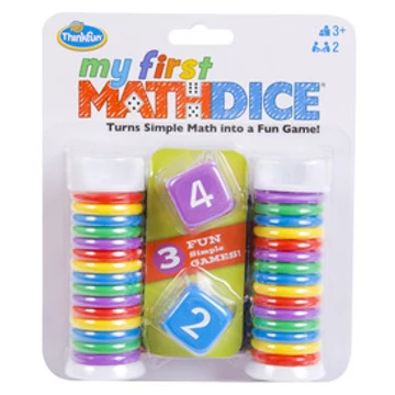 Első Math Dice-matematikai készséget fejlesztő logikai játék-ThinkFun