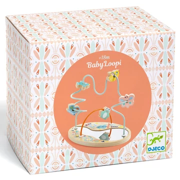 Bébi golyóvezető - Tükrös - BabyLoopi-finommotorika fejlesztő játék-Djeco