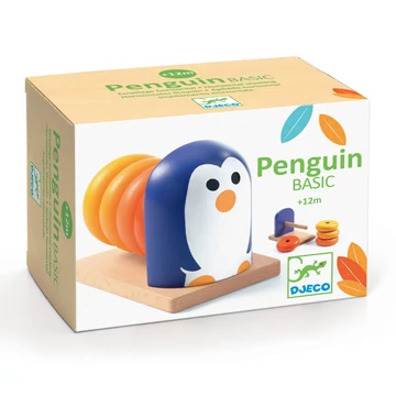 Formaillesztő - Pingvin 4 kerékkel - Penguin Basic-készségfejlesztő játék-Djeco