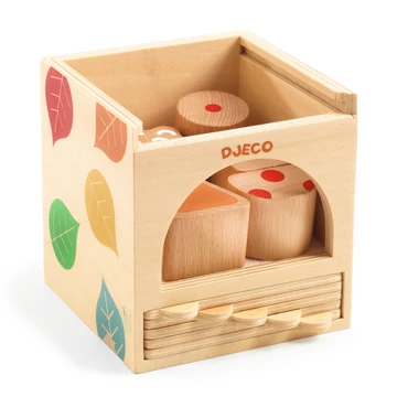 Formabedobó - Állatos kuckó - BoxBasic-készségfejlesztő játék-Djeco