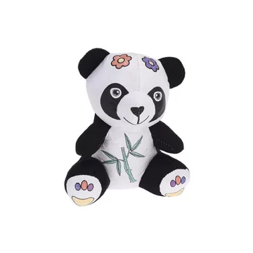 Színezhető állatfigura, filctollakkal (pandamaci, kicsi)-kreatív játék