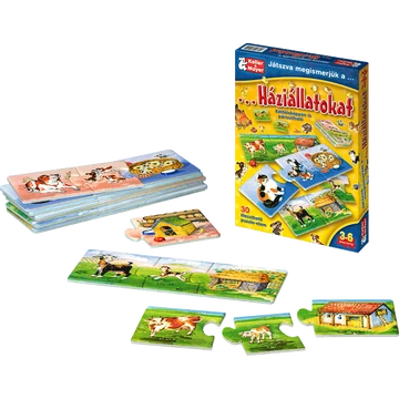 Játszva megismerjük a Háziállatokat-készségfejlesztő játék-Keller&Mayer