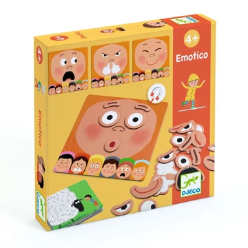 Készségfejlesztő játék - Érzelmek - Emotico-mágneses kirakó-Djeco