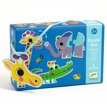 Párosító puzzle - Ormányos - Articulo Animals-készségfejlesztő játék-Djeco