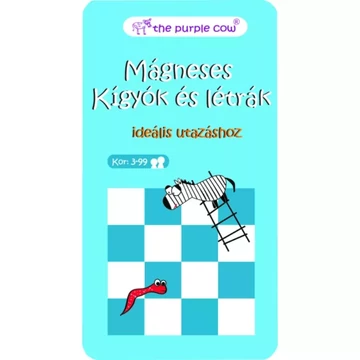 Kígyók és létrák mágneses társasjáték utazáshoz