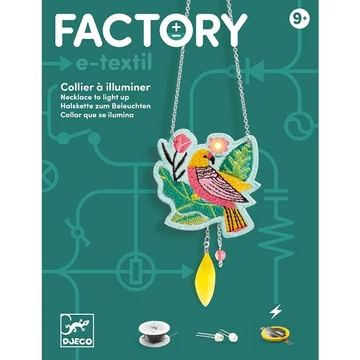 DJECO E-TEXTIL MŰHELY - VILÁGÍTÓ NYAKLÁNC - CALYPSO-kreatív játék