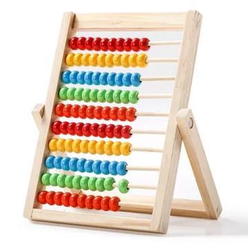Abakusz (számoló, kicsi)-matematikai készséget fejlesztő fajáték