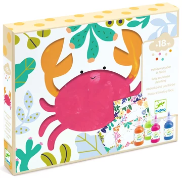 Tapicskolós festés - Óceán - Ocean-kreatív játék-Djeco