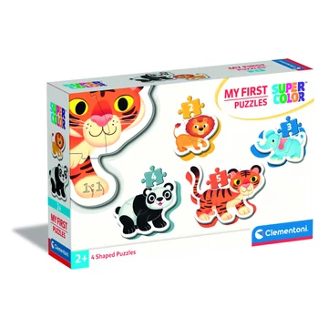 Első puzzle - Vadállatok 24 hó+-készségfejlesztő játék-Clementoni