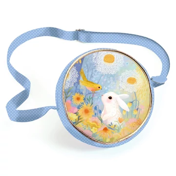 Kerek oldaltáska - Fehér nyuszi - White rabbit-Djeco