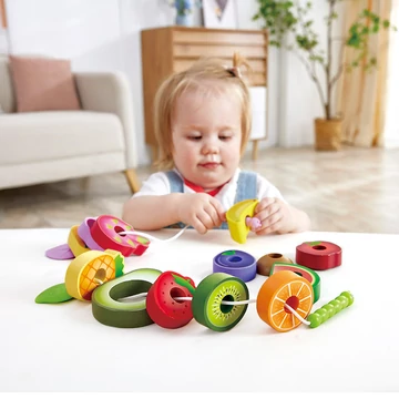 Hape Óriás fűzhető gyümölcsök-finommotorika fejlesztő játék