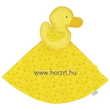 Állatos nyálkendő, kacsa,sárga-Goki
