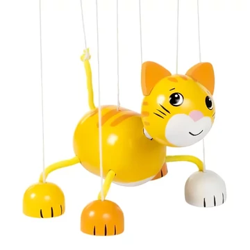 Marionett figura, cica-szerepjáték- Goki