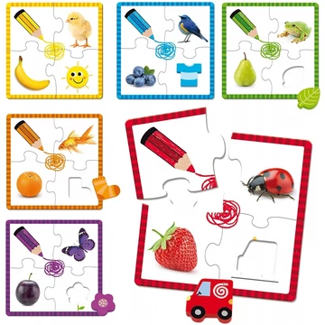 Ismerkedem a színekkel - GOULA puzzle-készségfejlesztő játék
