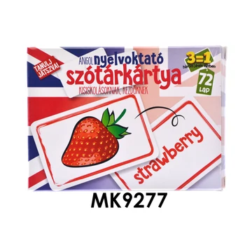 Kártya, Angol nyelvoktató szótárkártya-készségfejlesztő társasjáték