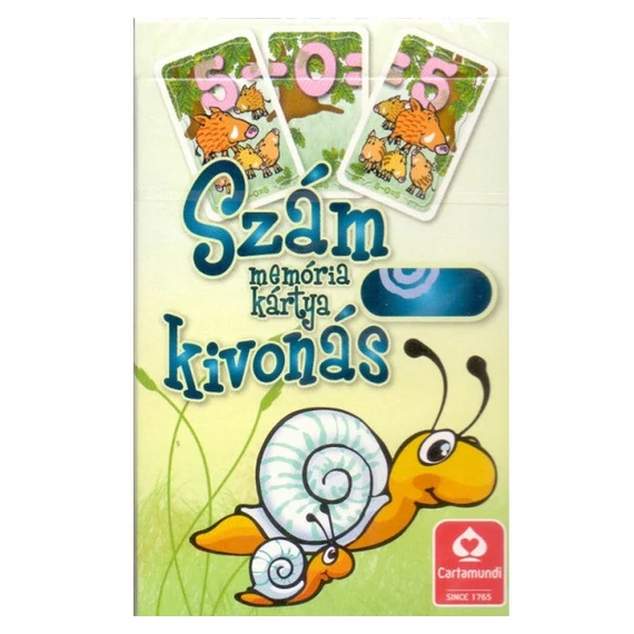 Kivonás oktató memória kártyajáték - Cartamundi
