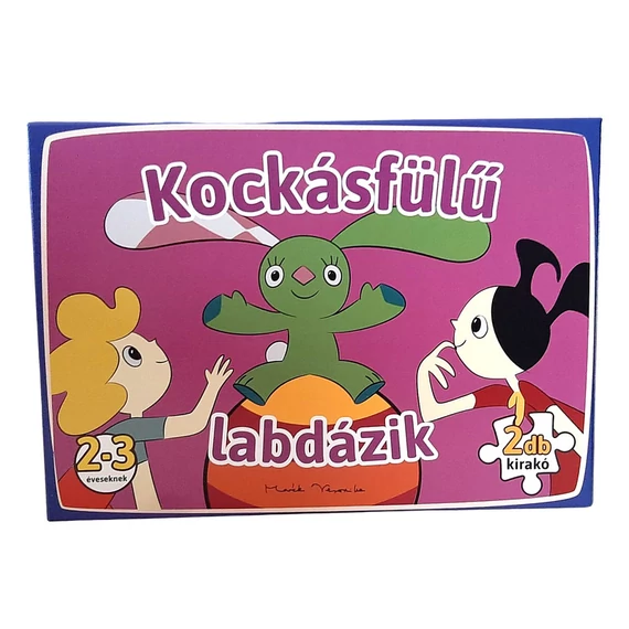 Kockásfülű labdázik kirakó-készségfejlesztő játék