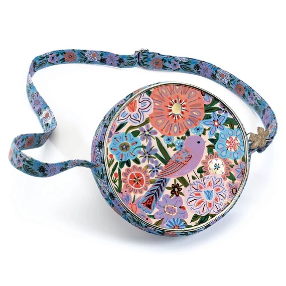 DJECO KEREK OLDALTÁSLA - MADÁRKÁS - ROUND BAG TARA