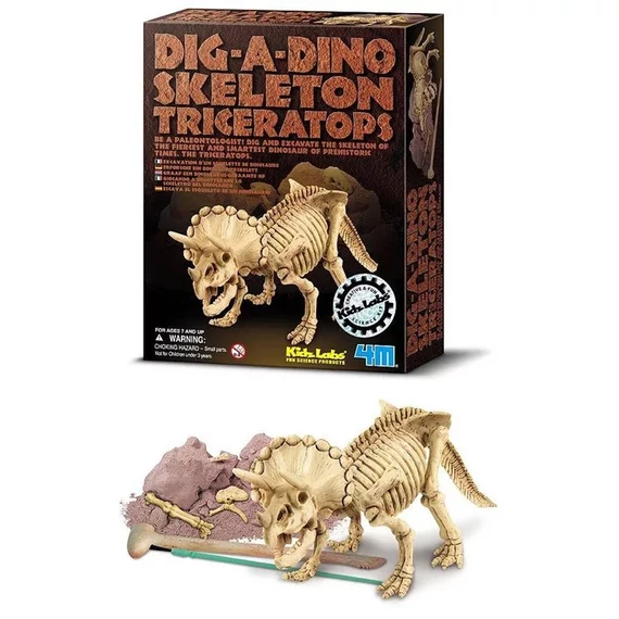 RÉGÉSZETI JÁTÉK - TRICERATOPS-tudományos játék-4M