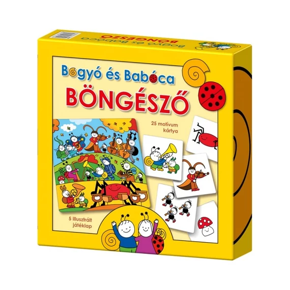 BOGYÓ ÉS BABÓCA BÖNGÉSZŐ-társasjáték-Keller&Mayer