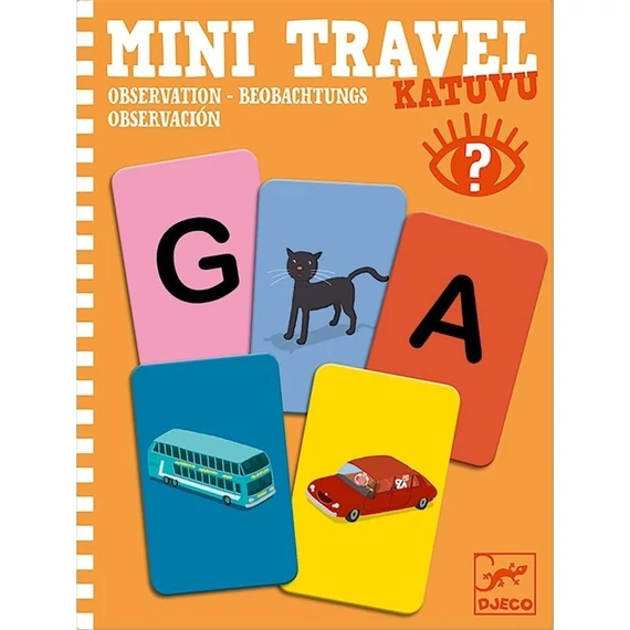 Figyelj és Keress Utazó Játék - Mini Travel - Katuvu-Djeco