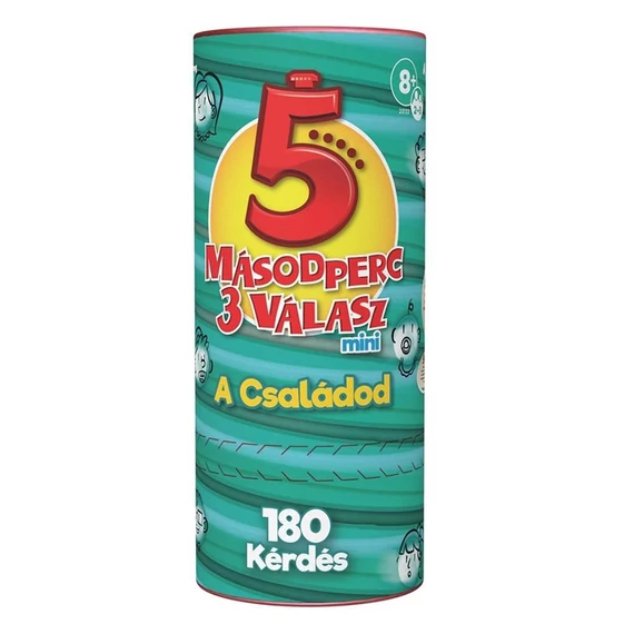 5 másodperc 3 válasz mini - családi társasjáték