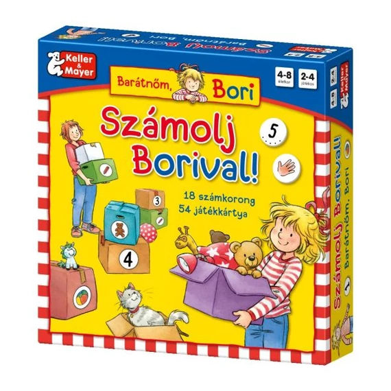 Számolj Borival! társasjáték-Keller&Mayer