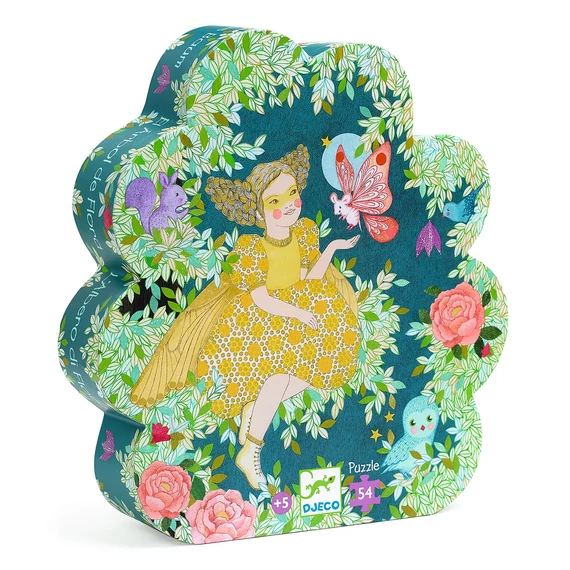 Djeco Formadobozos puzzle - Flóra álomfája, 54 db-os - Flora's Tree