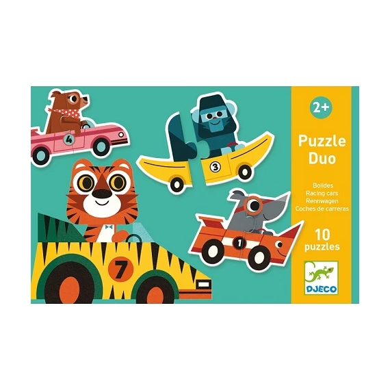Puzzle Duo - Racing Cars - Párosító játék