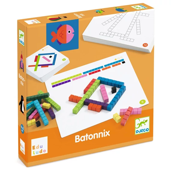 Fejlesztő játék - Mérőrúd-hálózat - Eduludo Batonnix-Djeco