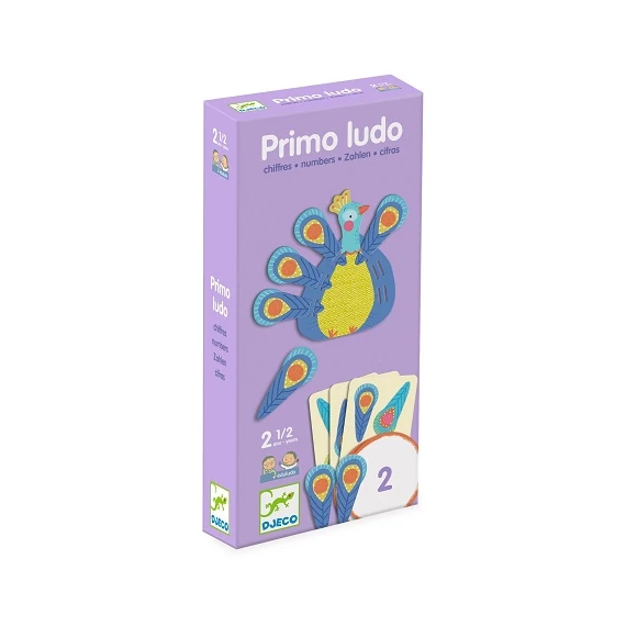 DJECO PRIMO LUDO - NÉGYIG - 1,2,3,4-készségfejlesztő játék