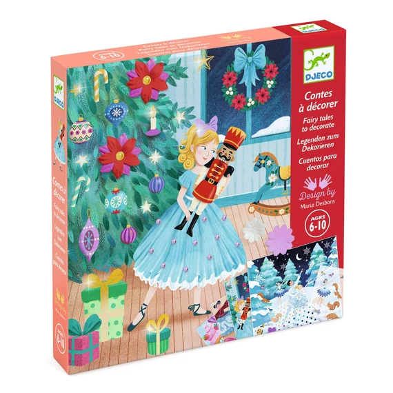 Djeco: Design by Művészeti műhely - Meseillusztráció, Diótörő - Nutcracker-kreatív játék
