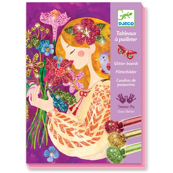 DJECO CSILLÁMKÉP KÉSZÍTŐ - A VIRÁGOK ILLATA - THE SCENT OF FLOWERS-kreatív játék