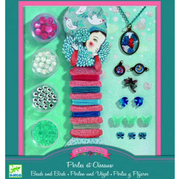 Beads and birds - Gyöngyök és madarak - Kreatív játék - Djeco